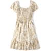 The Children’s Place Womens Short Sleeve Holiday Dress(Irish Cream Floral)