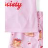 The Children’s Place girls Sleeve Top and Shorts,2 Piece Pajama Set(Pancake Society)