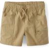 The Children’s Place Baby-Boys and Toddler Quick Dry Pull on Cargo Shorts 3″(Java Hill)