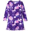 The Children’s Place Girls’ Long Sleeve Nightgown(Purple Unicorns)