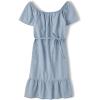 The Children’s Place Womens Short Sleeve Holiday Dress(Chambray)