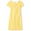 The Children’s Place Womens Short Sleeve Holiday Dress(Yellow Lace)