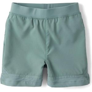 The Children’s Place Boys Active Quick Dry Textured Pull on Shorts(Norway Spruce)