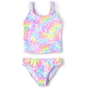 The Children’s Place Girls 2-Piece Tankini Swimsuit(Gradient Butterfly Wings)