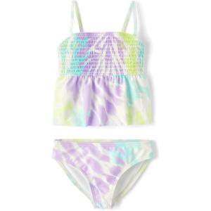The Children’s Place Girls 2-Piece Tankini Swimsuit(Seagrove Dye)