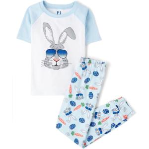 The Children’s Place Unisex Baby Family Matching Easter Snug Fit Cotton Pajamas(Cool Bunny)