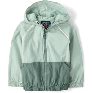 The Children’s Place baby-boys And Toddler Windbreaker Jacket(Mint Colorblock)