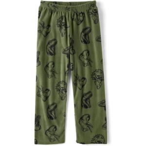The Children’s Place boys Fleece Pajama Pants(Olive Dino)