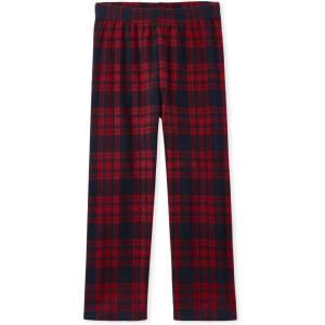 The Children’s Place boys Fleece Pajama Pants(Ruby/Navy Plaid)