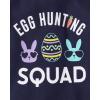 The Children’s Place baby-boys Family Matching Easter Snug Fit Cotton Pajamas(Navy Egg Hunting Squad)