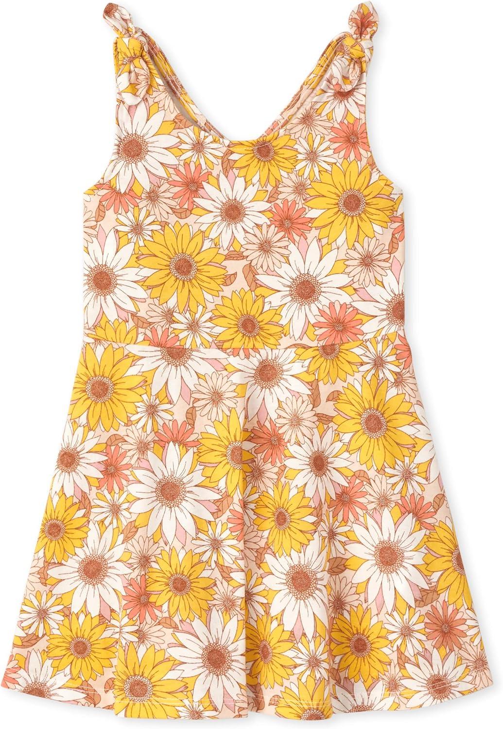 imageThe Childrens Place BabyGirls and Toddler Tiered Dress Short SleeveDaisy