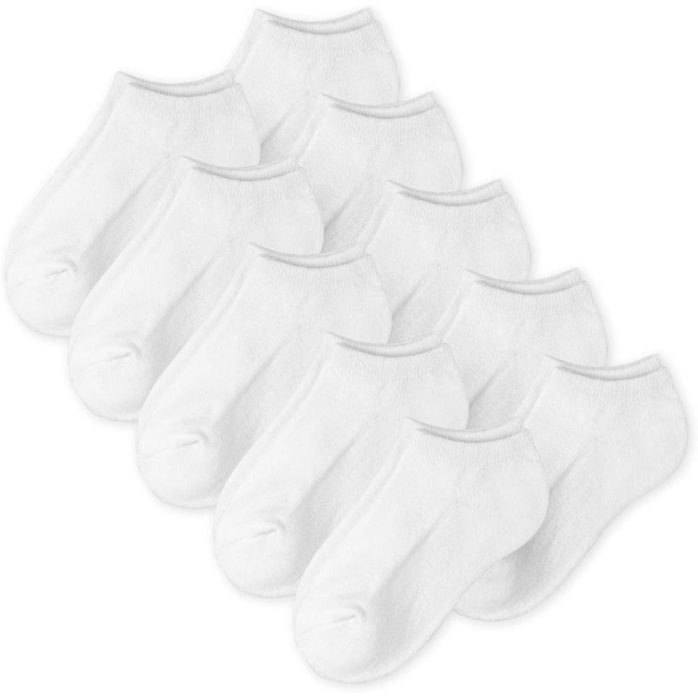 imageThe Childrens Place Girls Ankle Socks Variety PackWhite 10pack