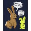The Children’s Place Boys’ Short Sleeve Graphic T-Shirt Seasonal, Blue Egg Hunt Squad, Large(Easter Bunny Humor)