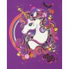 The Children’s Place Girls’ Short Sleeve Graphic T-Shirt(Purple Halloween Unicorn)