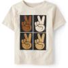 The Children’s Place Baby-Girls and Toddler Basic Long Sleeve Layering Tees(Peace Sign Hands)