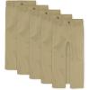The Children’s Place Boys Stretch Relaxed Straight Chino Pants, Multipacks(Flax)