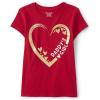 The Children’s Place Girls’ Short Sleeve Graphic T-Shirt(Daddy’s Girl)