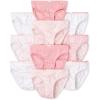 The Children’s Place girls Cotton Brief Underwear Variety Pack(Pinks/Whites 10-pack)