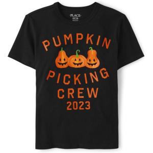 The Children’s Place Boys All Holidays Short Sleeve Graphic T-Shirtst-Shirt(Pumpkin Pick 2023)