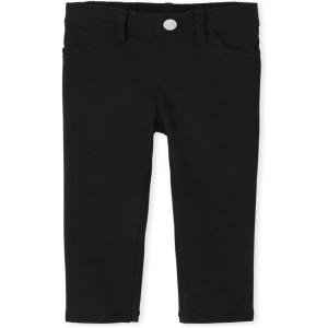 The Children’s Place Girls and Toddler Girl Super-Soft Stretch Denim Legging Jeans(Black Single)