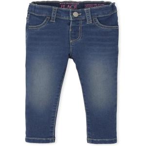 The Children’s Place Girls and Toddler Girl Super-Soft Stretch Denim Legging Jeans(Willow Wash Single)