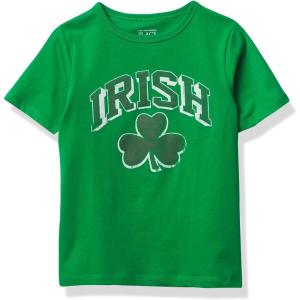 The Children’s Place Unisex-Baby and Toddler Irish Graphic Tees(Shamrock 1 Single)