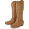 The Children’s Place Girls’ Western Cowgirl Boots(Tan)