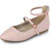 The Children’S Place Girls Closed Toe Ballet Flats(Blush Pink)