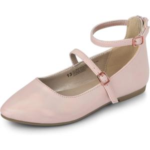 The Children’S Place Girls Closed Toe Ballet Flats(Blush Pink)