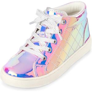 The Children’s Place Girls Fashion Sneakers(Silver)