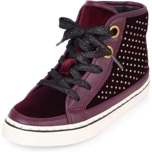 The Children’s Place Girls Fashion Sneakers(Sugar Beet)