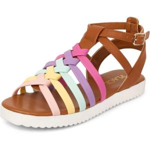 The Children’s Place Girls Gladiator Sandals(Rainbow Multi)