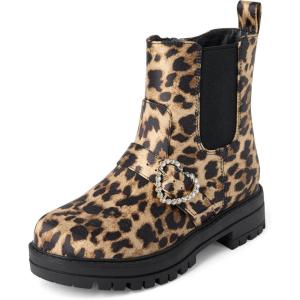 The Children’s Place girls Ankle Boots(Leopard)
