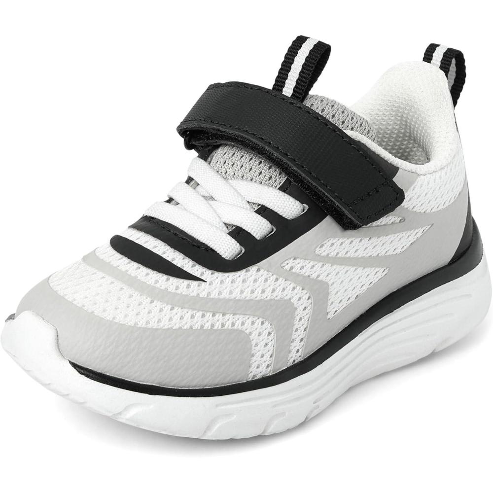 imageThe Childrens Place Baby Boys Baby Boys and Toddler Everyday Casual SneakersGrey Running