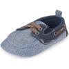 The Children’s Place Baby-Boy’s Chambray Boat Shoes(Navy)