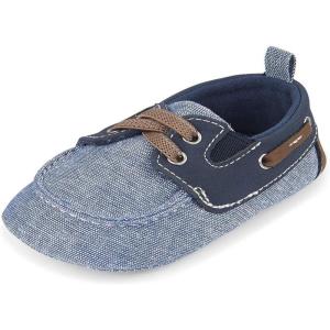 The Children’s Place Baby-Boy’s Chambray Boat Shoes(Navy)