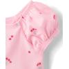 The Children’s Place Baby Girls’ And Newborn Everyday Summer Rompers(Cherries/Pink 2-pack)