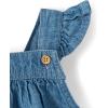 The Children’s Place Baby Girls’ And Newborn Everyday Summer Rompers(Denim Blue)