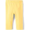 The Children’s Place Baby Girls’ and Newborn Pull on Pants(Sun/Yellow Ruffle 2-pack)