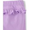 The Children’s Place Baby Girls’ and Newborn Pull on Pants(Unicorns/Purple Ruffle 2-pack)