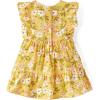 The Children’s Place Baby Girls’ and Newborn Sleeveless Casual Dress(Sunset Gold Floral)