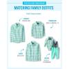 The Children’s Place Unisex-Child Coordinating Family Outfits, Mommy & Me, Dad & Son, Baby, Mint to Be Collection(Boy Shirt)