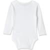 The Children’s Place baby-girls And Newborn Long Sleeve Bodysuits, Multipacks(White 4-pack)