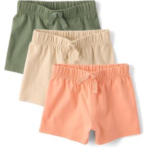 The Children’s Place Baby Boys’ Cotton Pants(Solid Color 3-pack)