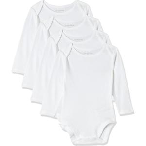 The Children’s Place baby-girls And Newborn Long Sleeve Bodysuits, Multipacks(White 4-pack)