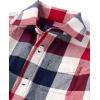 The Children’s Place Baby Boys’ And Newborn Short Sleeve Button Down Shirt and Shorts 2 Piece Set(Americana Gingham)