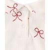 The Children’s Place Baby Girls’ And Newborn Bodysuit and Skirt, 2 Piece Outfit(White Red Bubble)