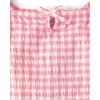 The Children’s Place Girls’ Smocked Short Sleeve Tops(Cosmos Keyhole)