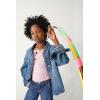 The Children’s Place Girls’ Smocked Short Sleeve Tops(Cosmos Keyhole)