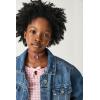 The Children’s Place Girls’ Smocked Short Sleeve Tops(Cosmos Keyhole)